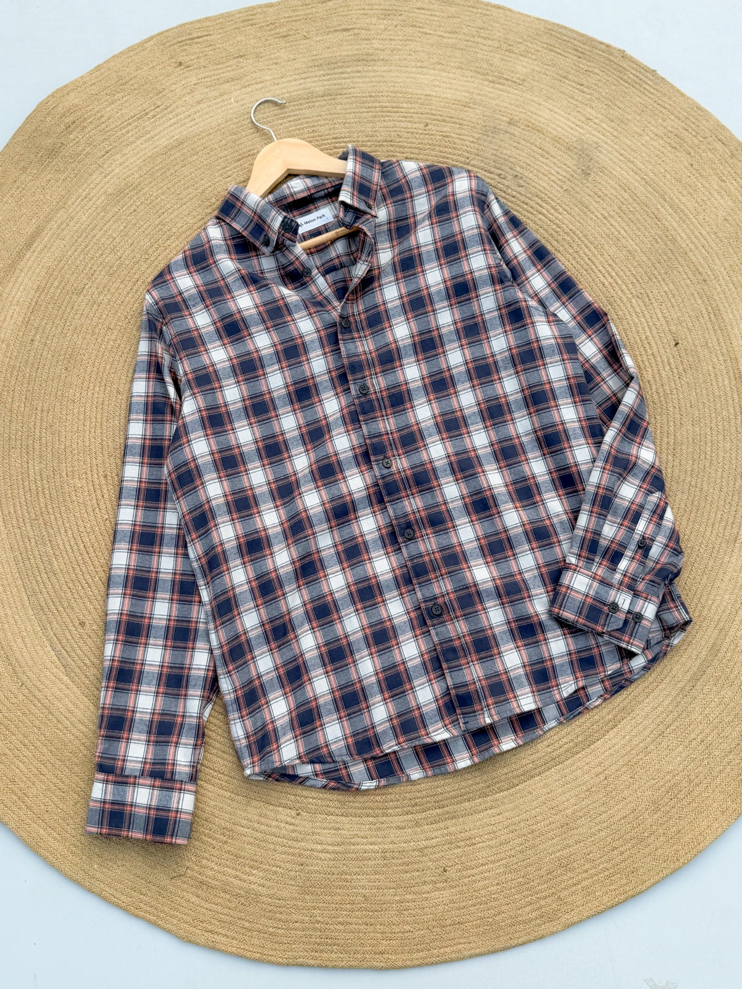 Gentle Check shirt - Crimson Tide