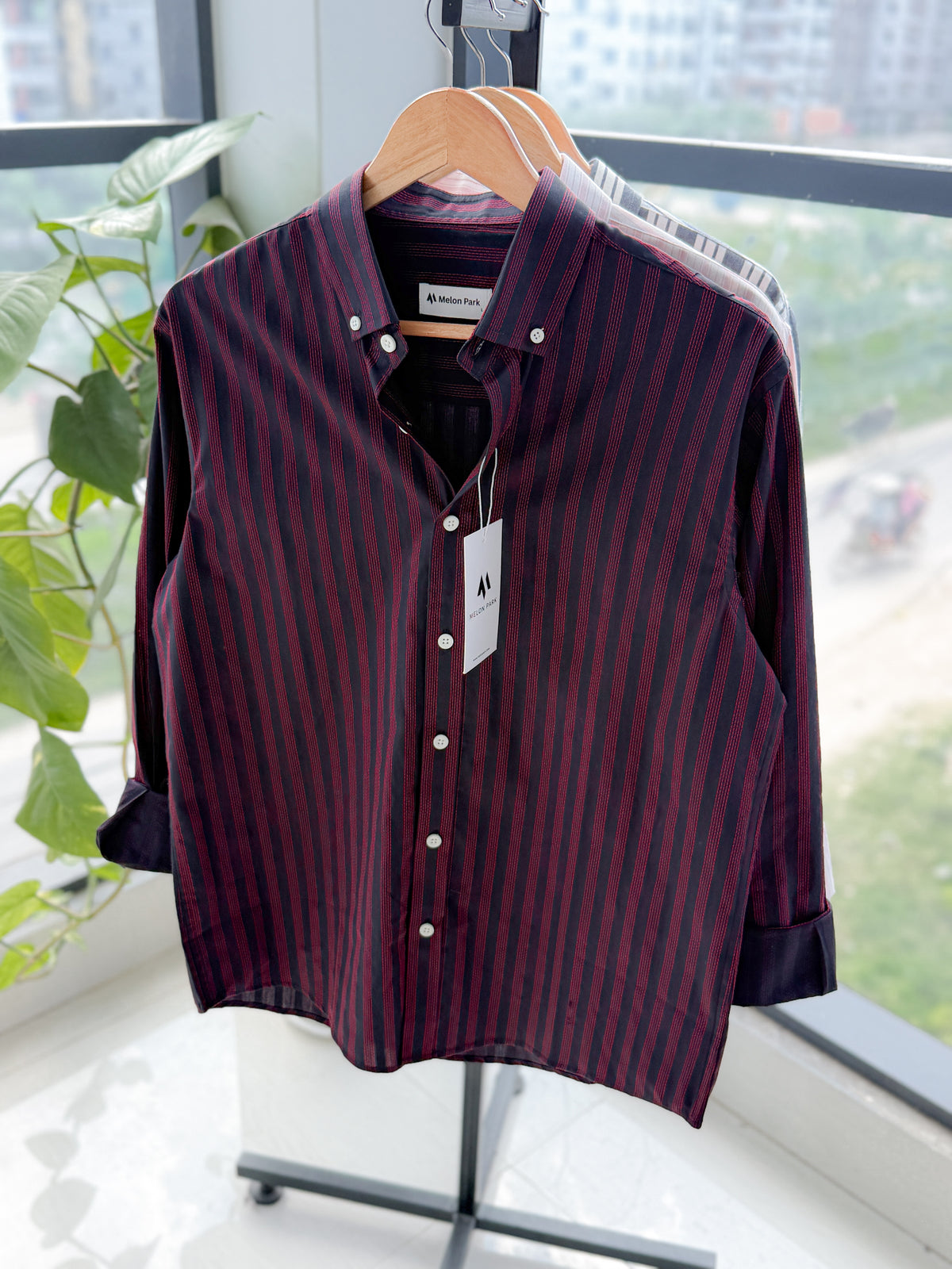 Cotton classic shirt - Obsidian Ruby