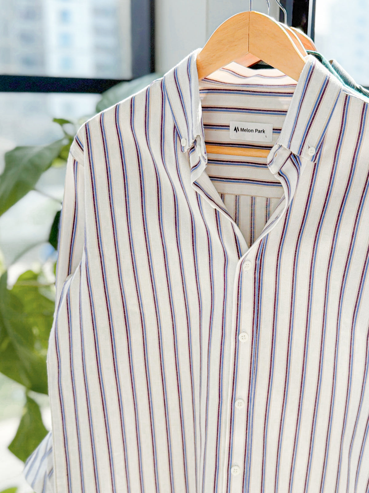Gentle stripe shirt - Rust Regatta