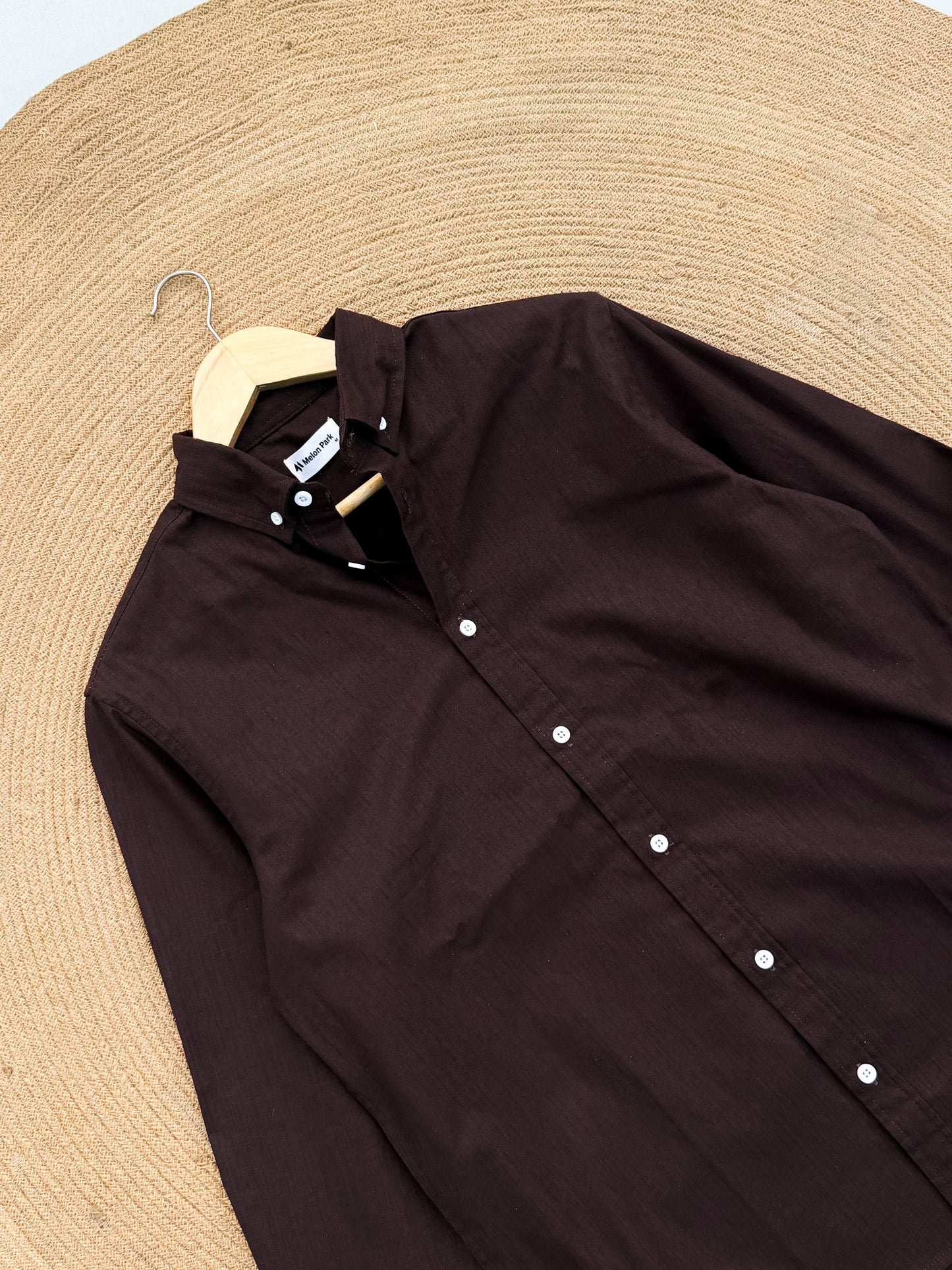 Signature Remi cotton shirt - Dark Chocolate