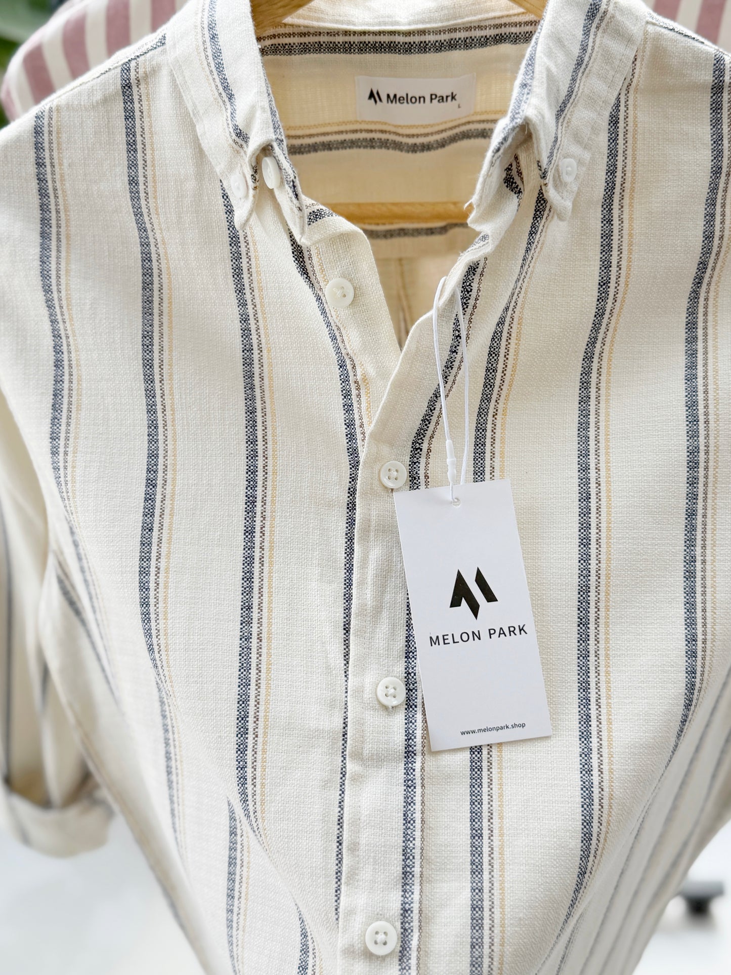 Gentle stripe shirt - Nordic coast