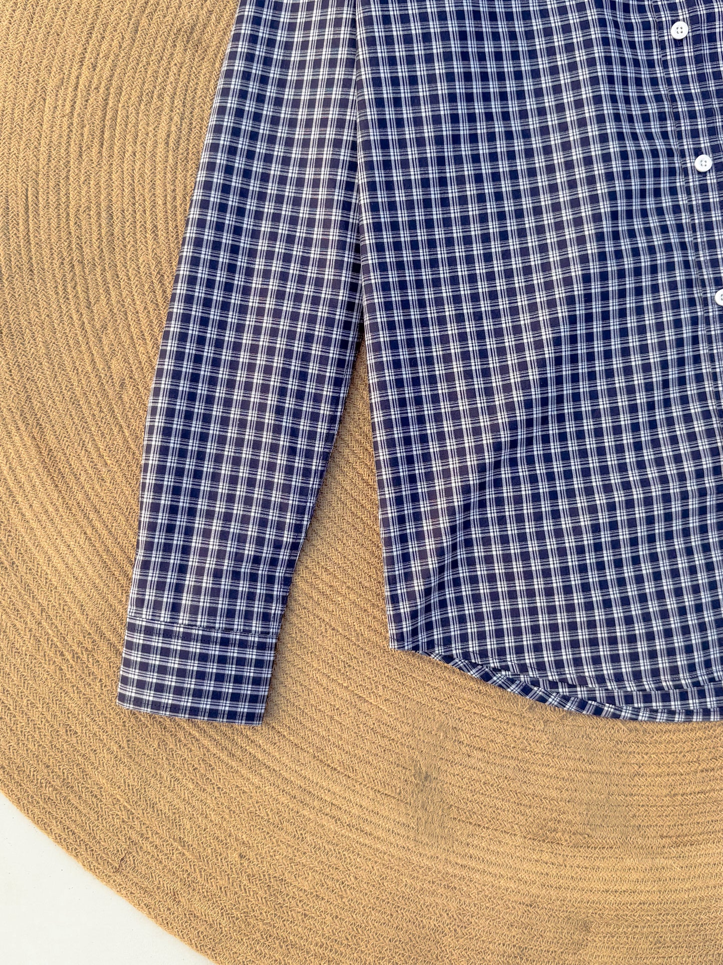 Gentle Check shirt - Gentleman’s Navy