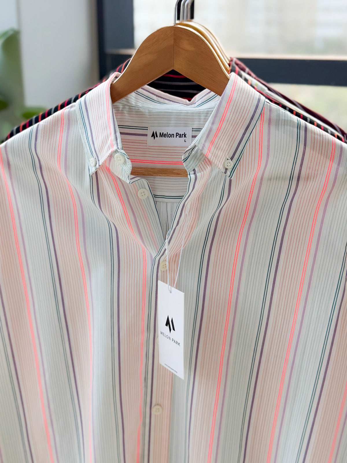 Gentle stripe shirt - Sorbet stripe