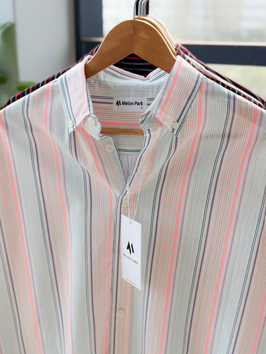 Gentle stripe shirt - Sorbet stripe