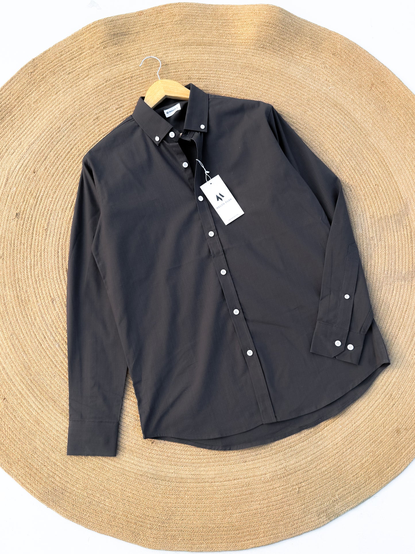 Signature Remi cotton shirt - Charcoal Grey