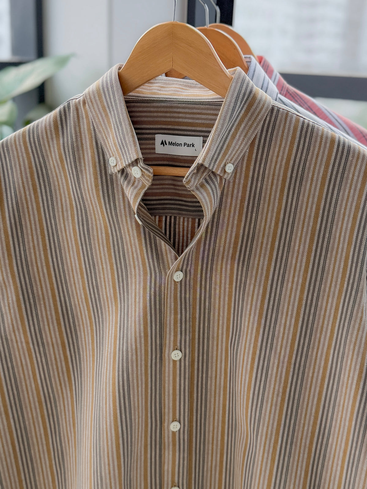 Gentle stripe shirt - Rustic Rye