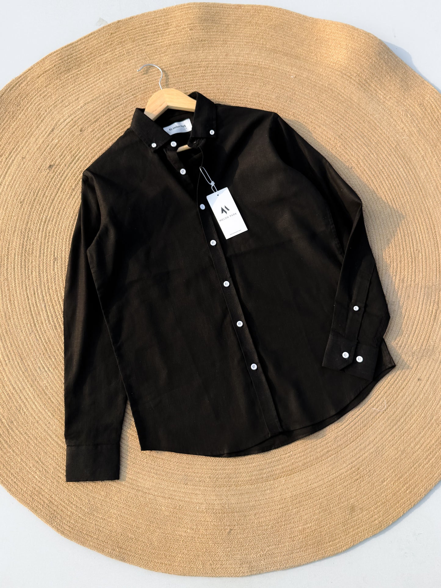 Signature Remi cotton shirt - Black