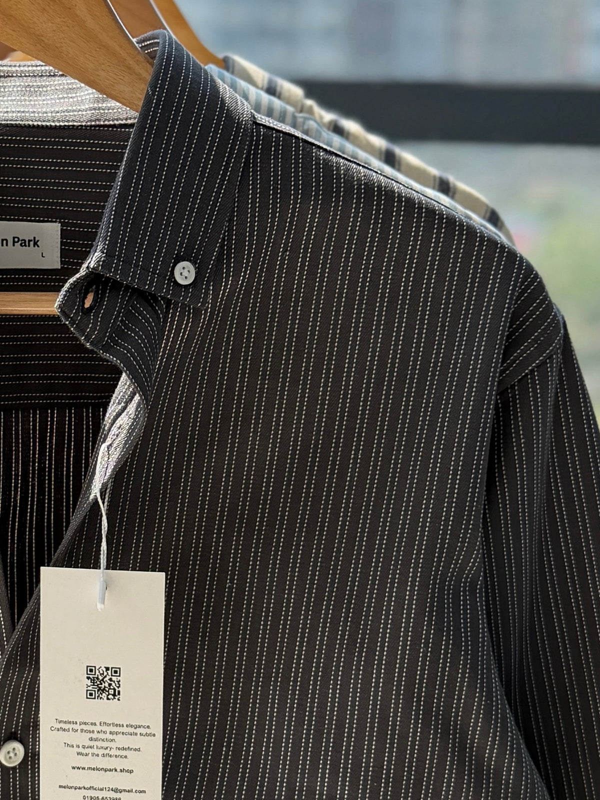 Cotton classic shirt - Slate Grey
