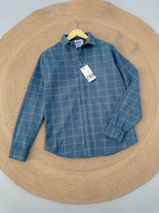 Rich Full Sleeve - Vintage Blue Check