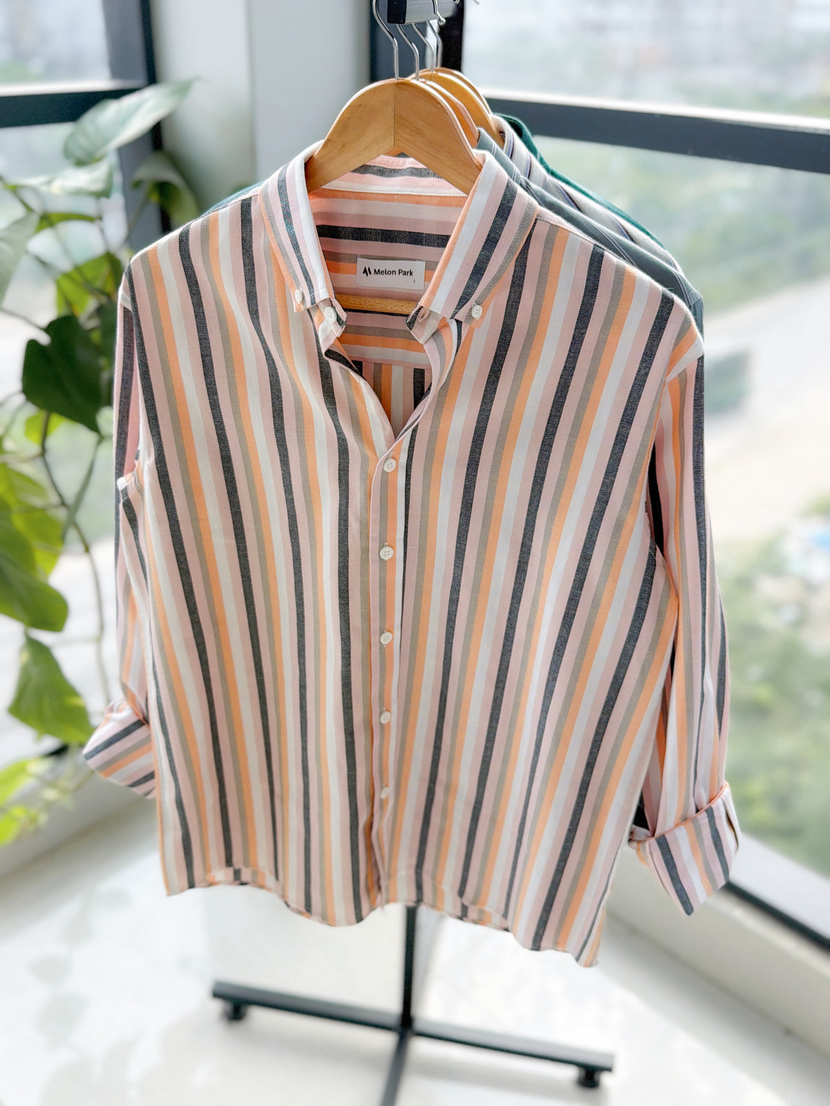 Gentle stripe shirt - Tuscan Melody