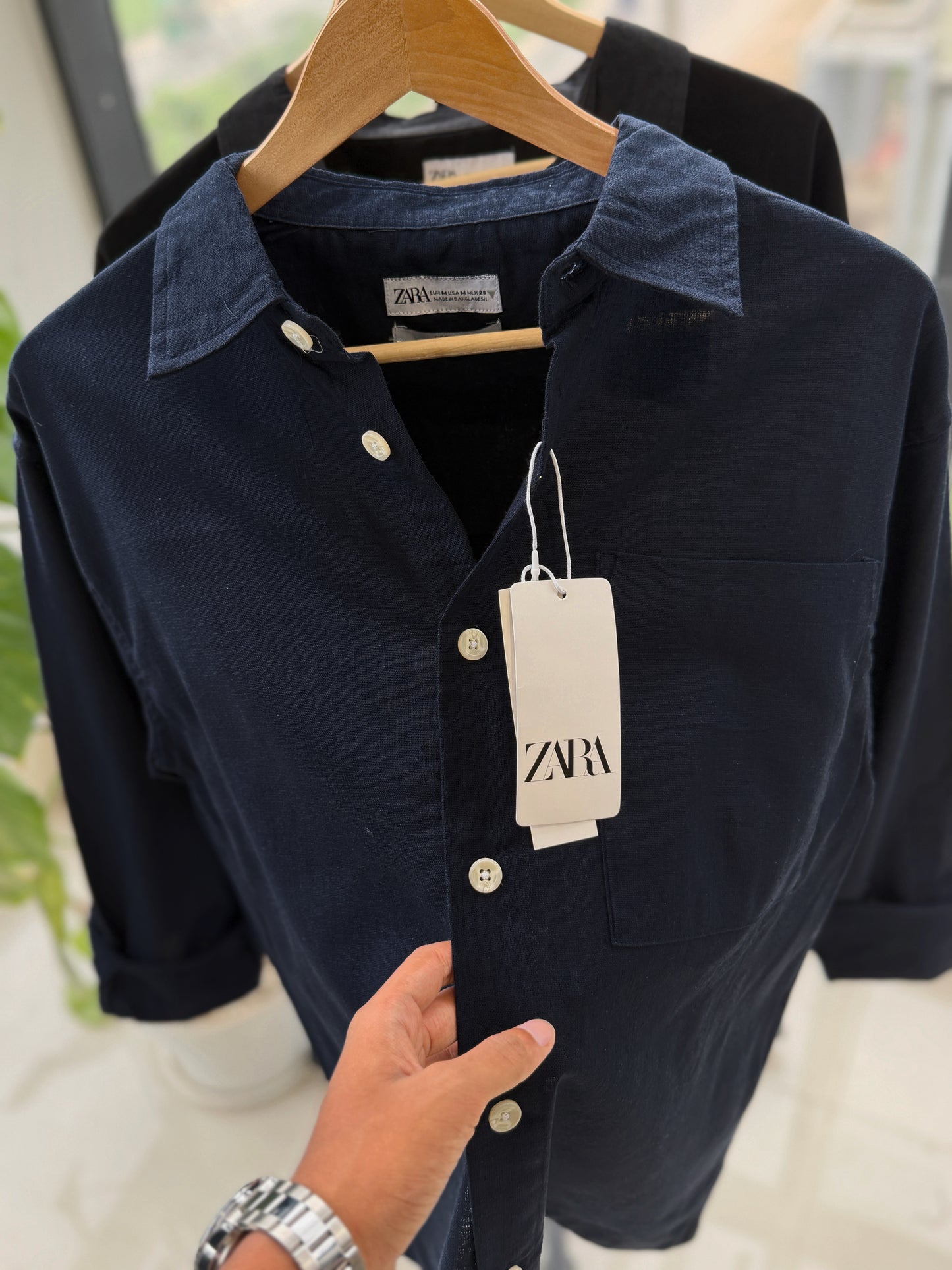 Oversized Baggy shirt - Navy Blue