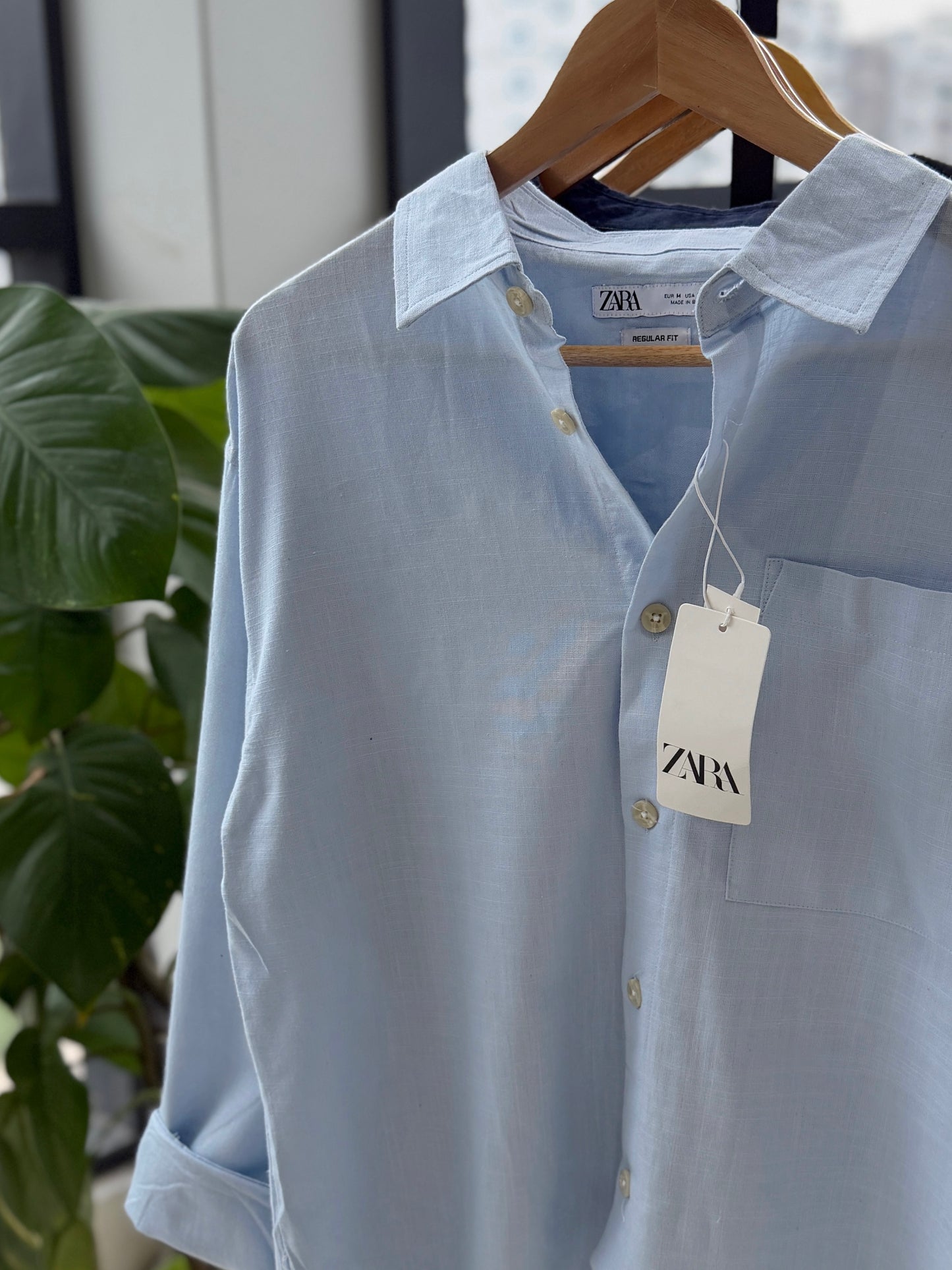 Oversized Baggy shirt - Sky Blue