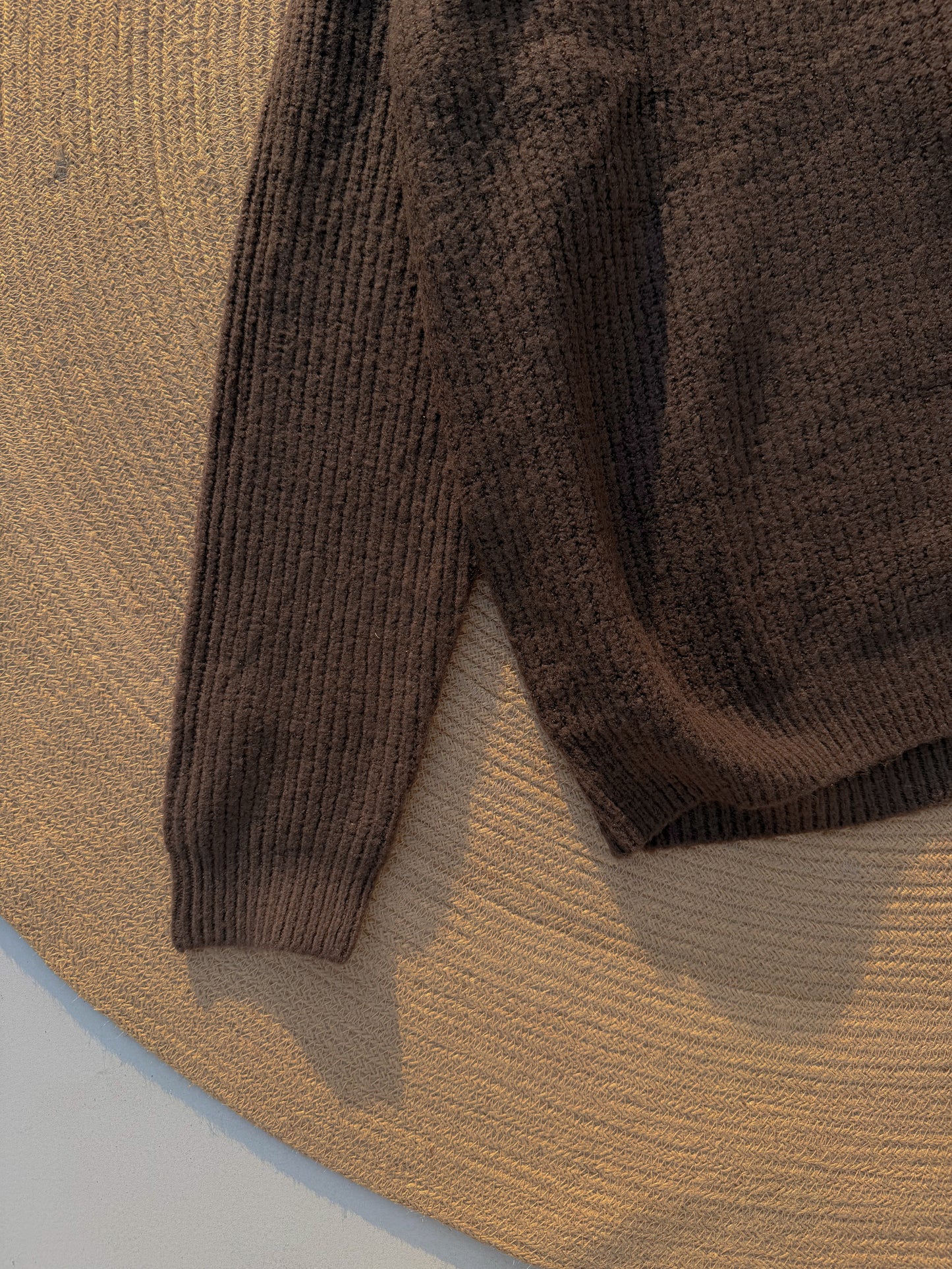 Cozy knitted Sweater - Espresso