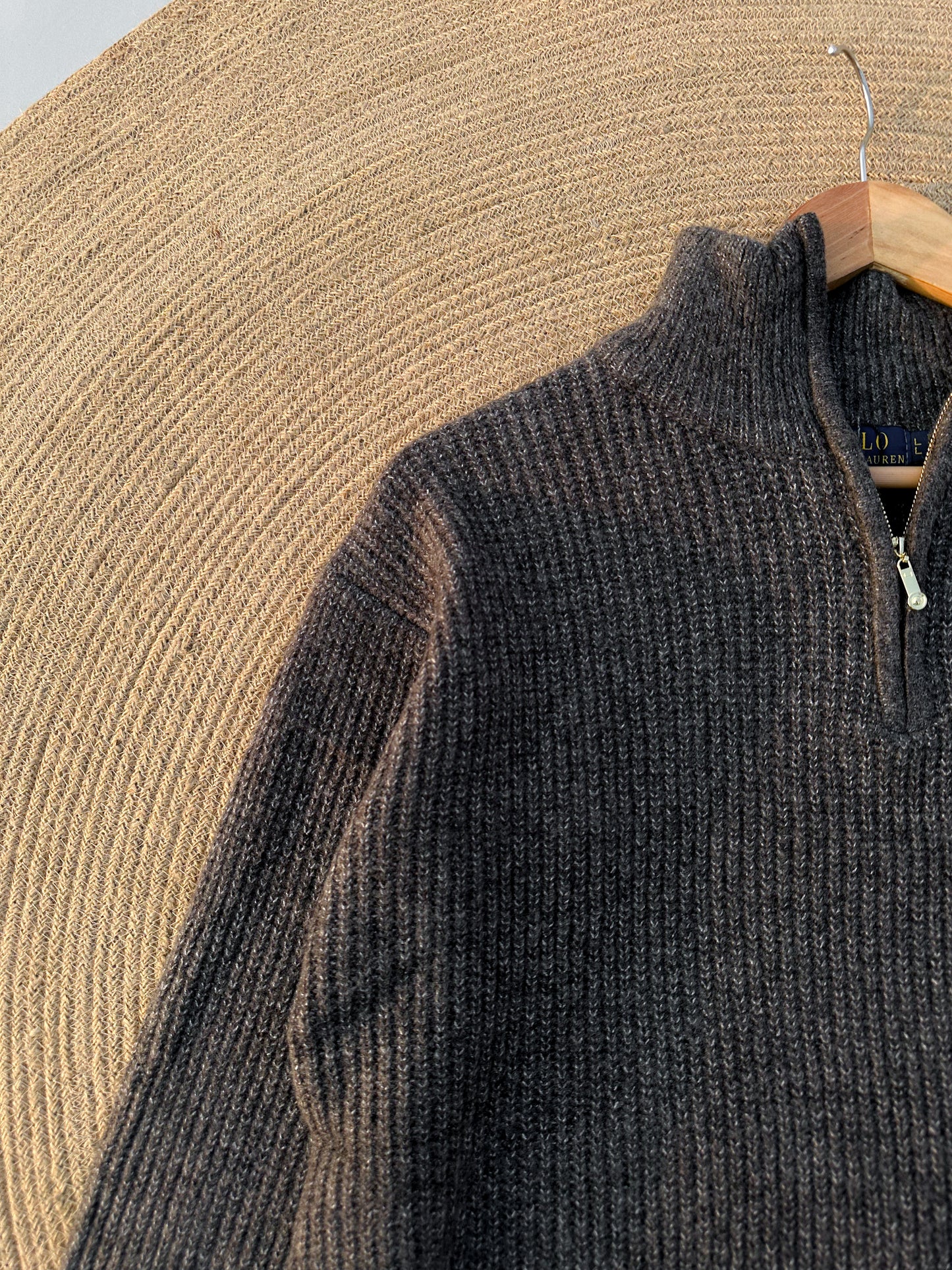 Cozy knitted Sweater - Charcoal Dark Grey