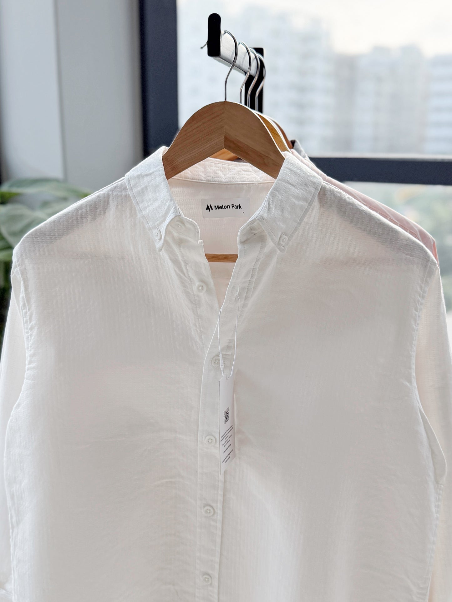 Cotton classic shirt - Frost White