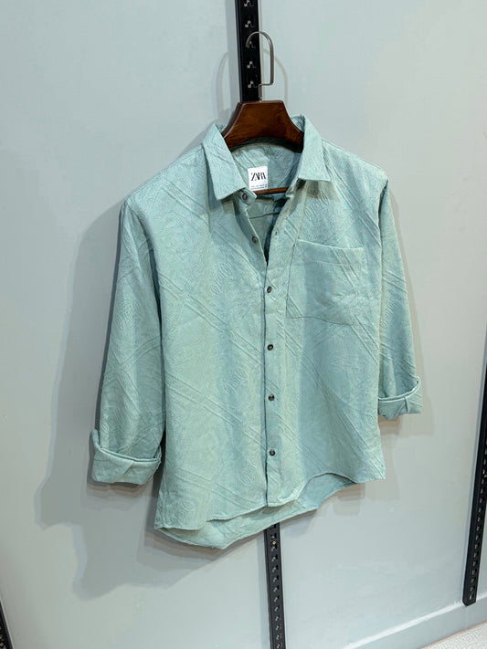 Rich Full Sleeve - Mint mirage texture