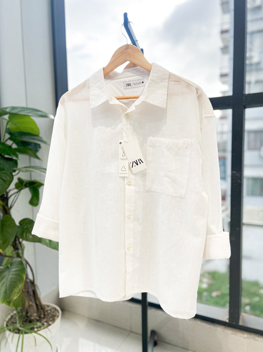 Oversized Baggy shirt - White