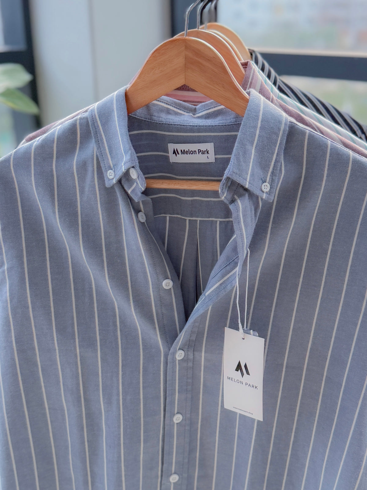 Gentle stripe shirt - Coastal Horizon