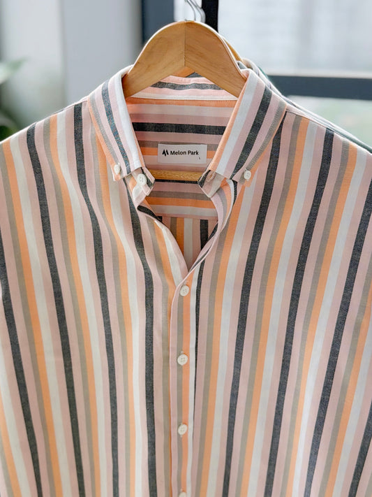 Gentle stripe shirt - Tuscan Melody