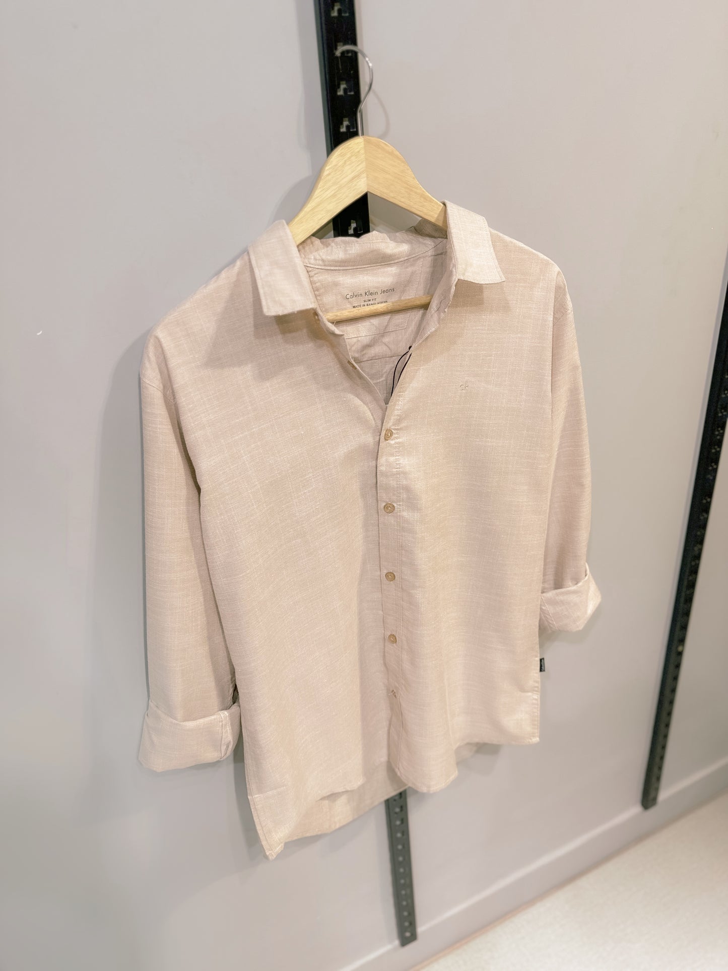Classic full sleeve shirt - Beige