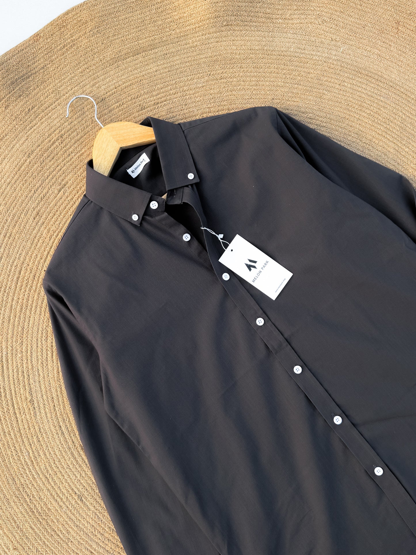 Signature Remi cotton shirt - Charcoal Grey