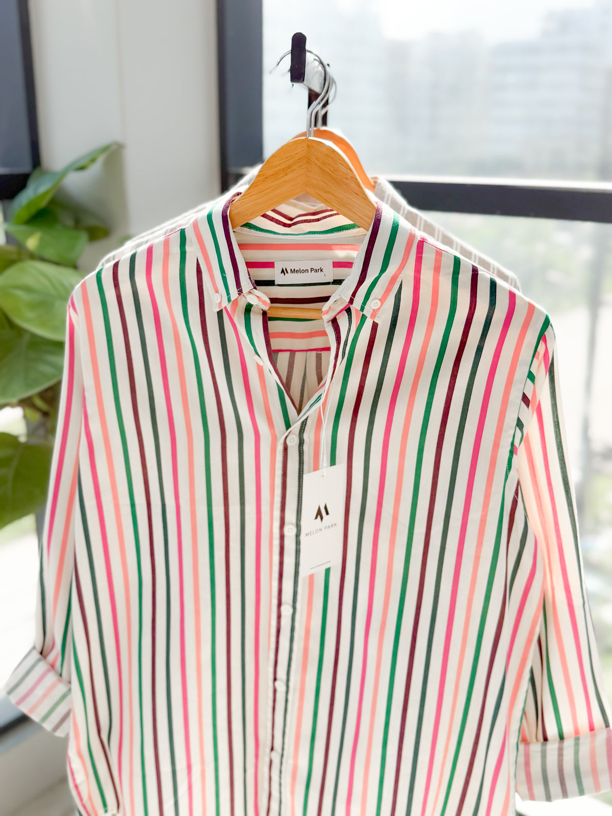 Gentle stripe shirt - Carnival stripe