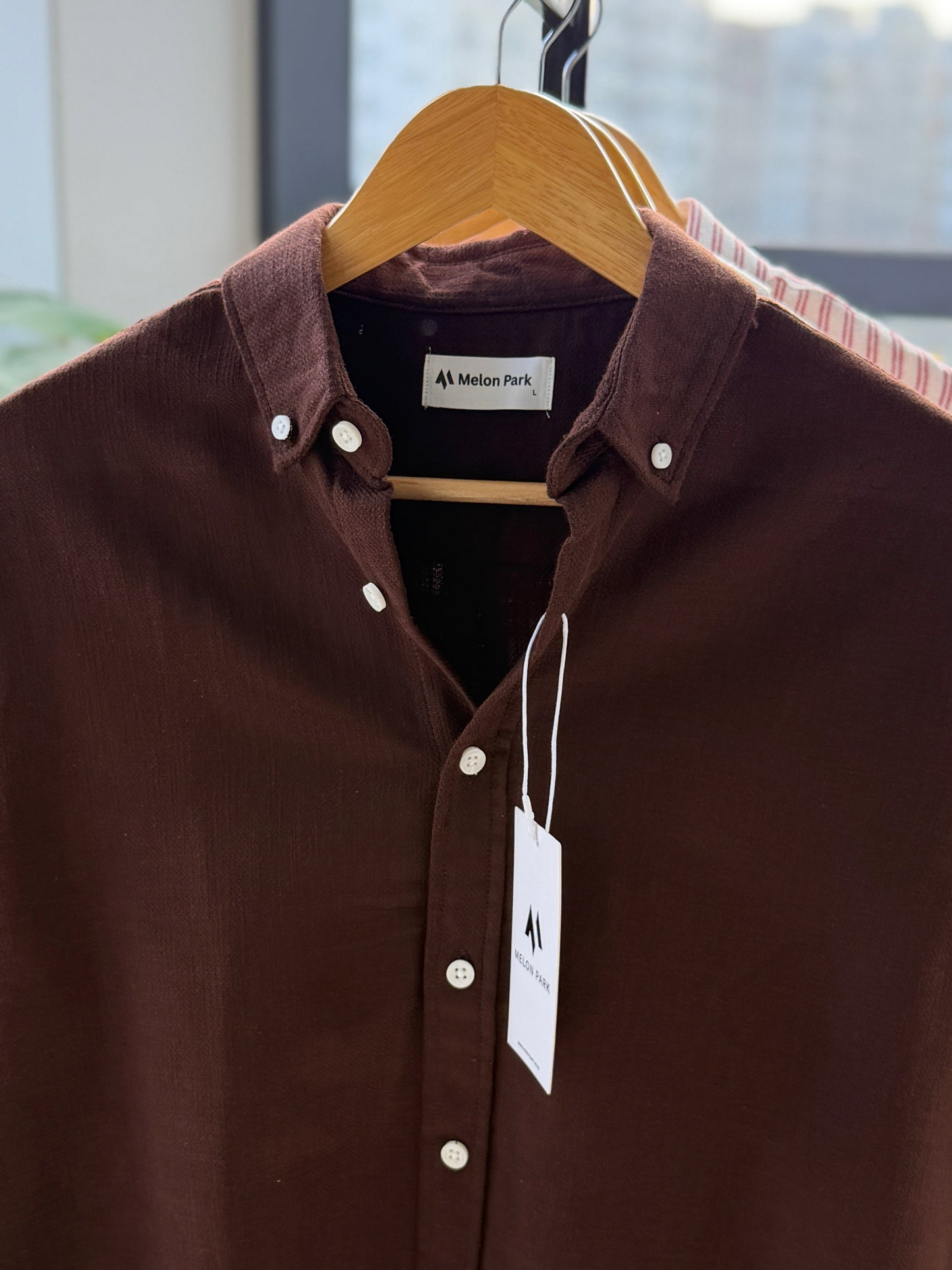 Cotton classic shirt - Cedar Chocolate