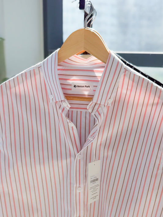 Gentle stripe shirt - Riviera Pink stripe