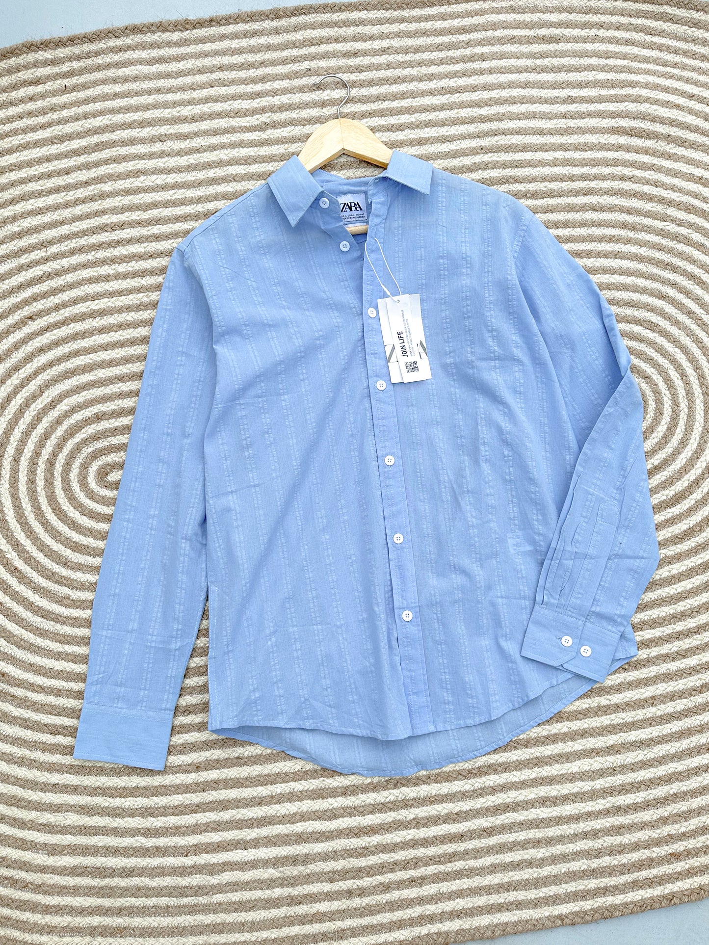 Minimal shirt - Echo Blue