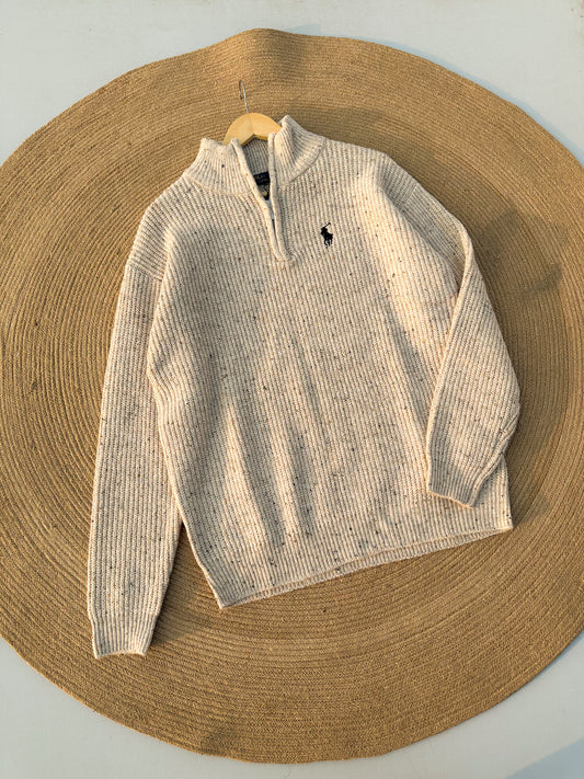 Cozy knitted Sweater - Sleek Beige