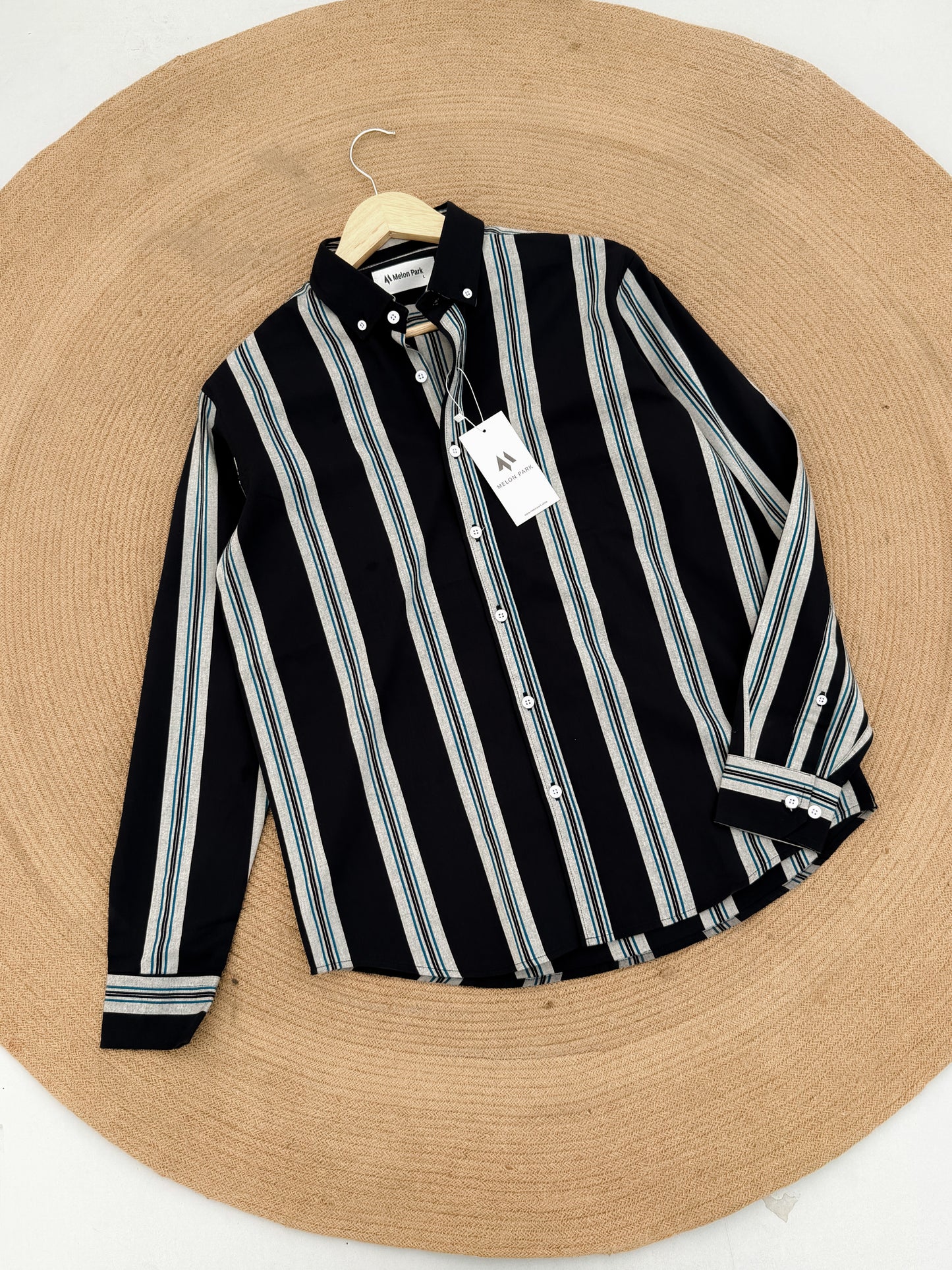 Old Money full sleeve shirt - Shadow Rail