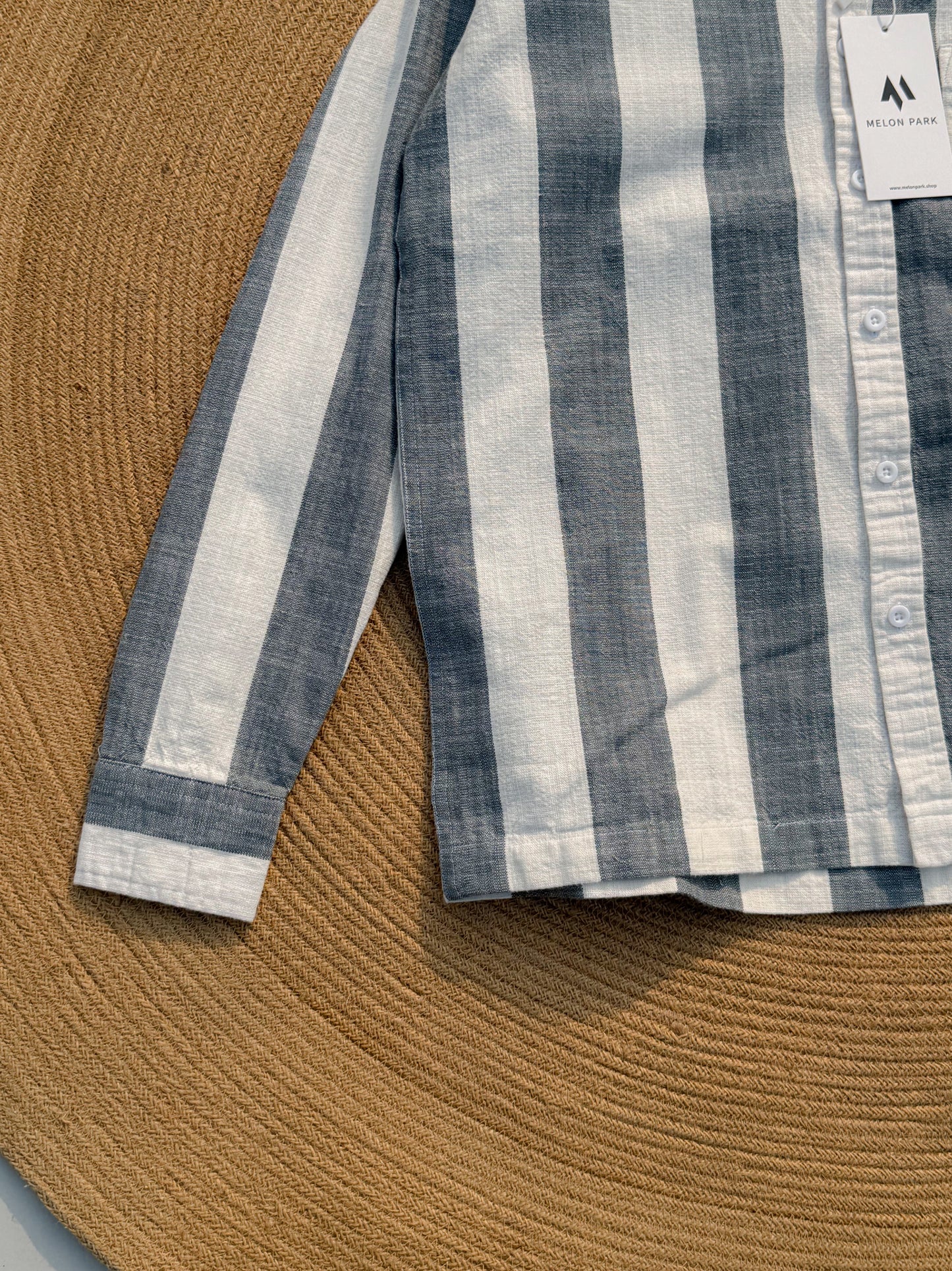 Crafted full sleeve shirt - Coastal Slate