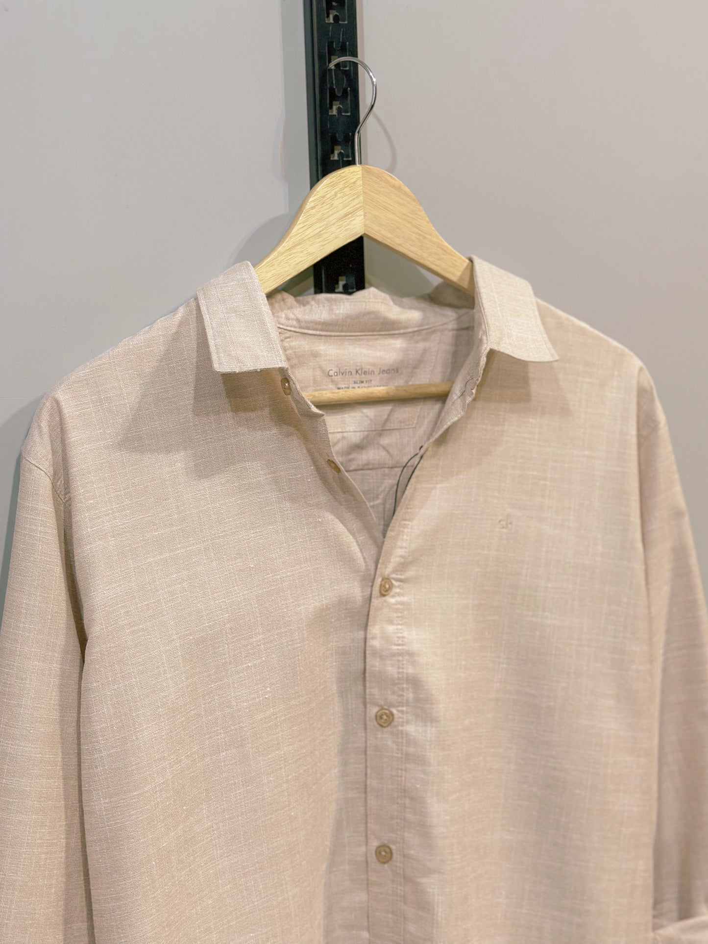Classic full sleeve shirt - Beige