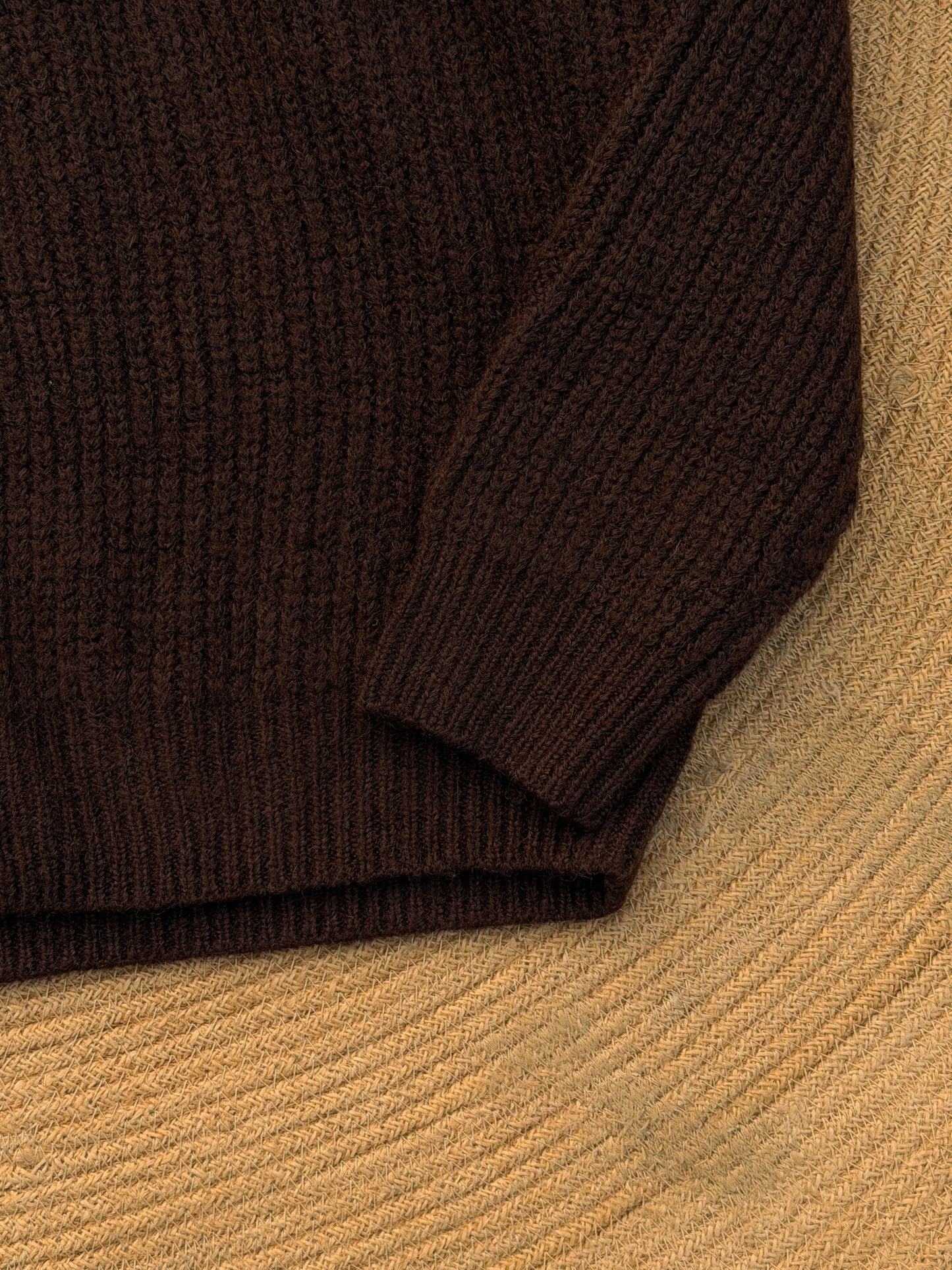 Classic Knitted Sweater - Chocolate