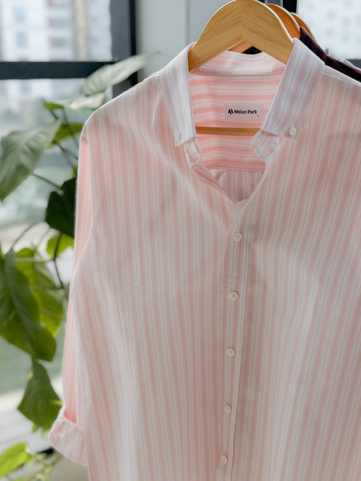 Gentle stripe shirt - Soft Sorbet