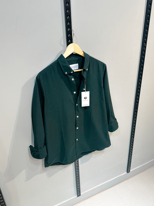 Oxford Shirt - Bottle Green