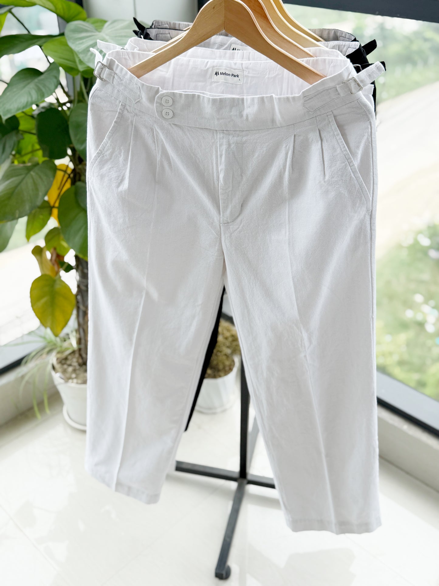 Gurkha Baggy Pant - White