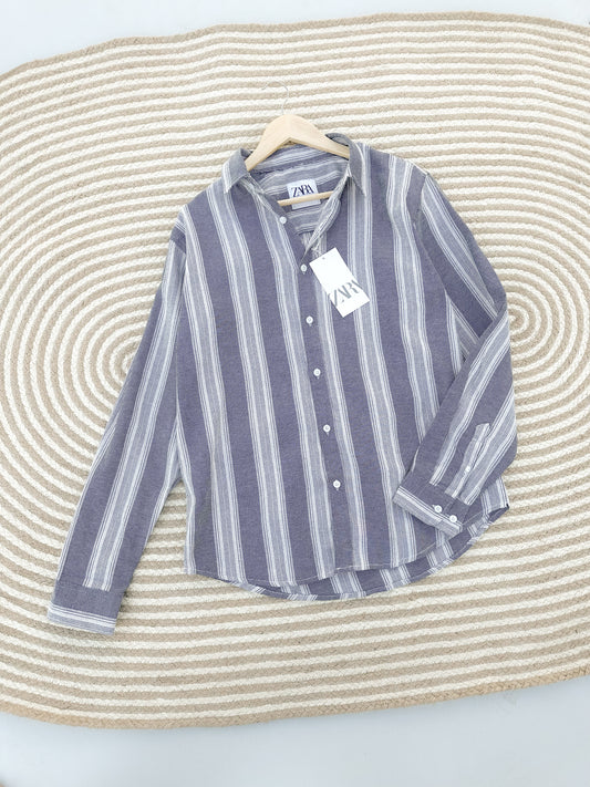 Rich Full Sleeve - Grey stripe