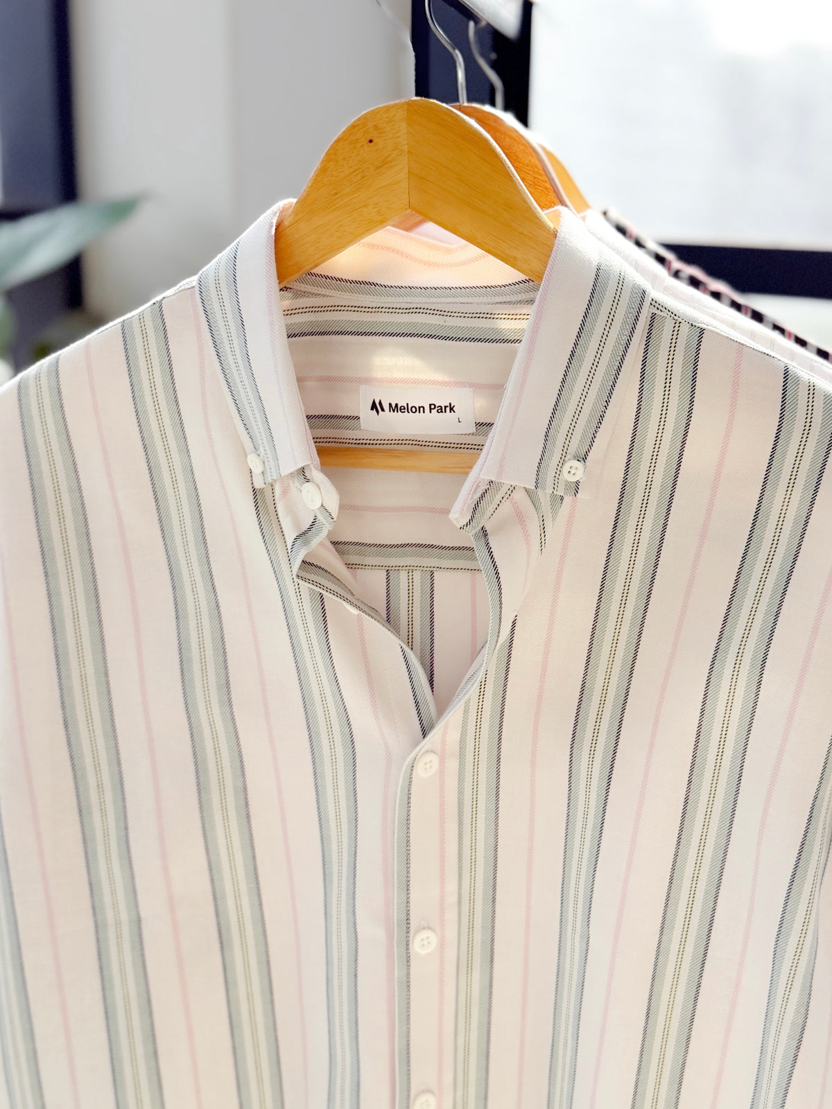 Gentle stripe shirt - Whispering Willow
