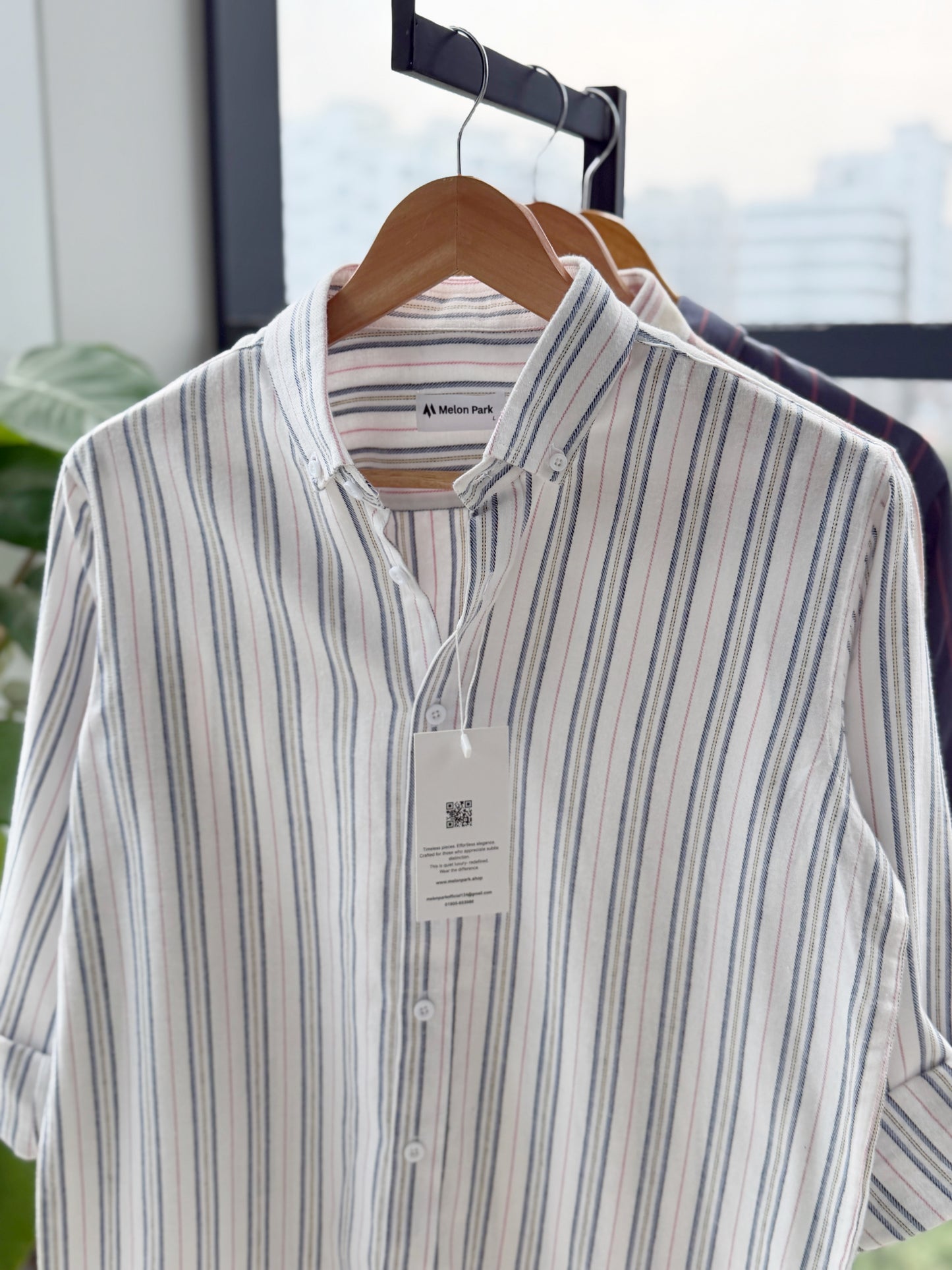 Gentle stripe shirt - Cambridge Multi-Stripe