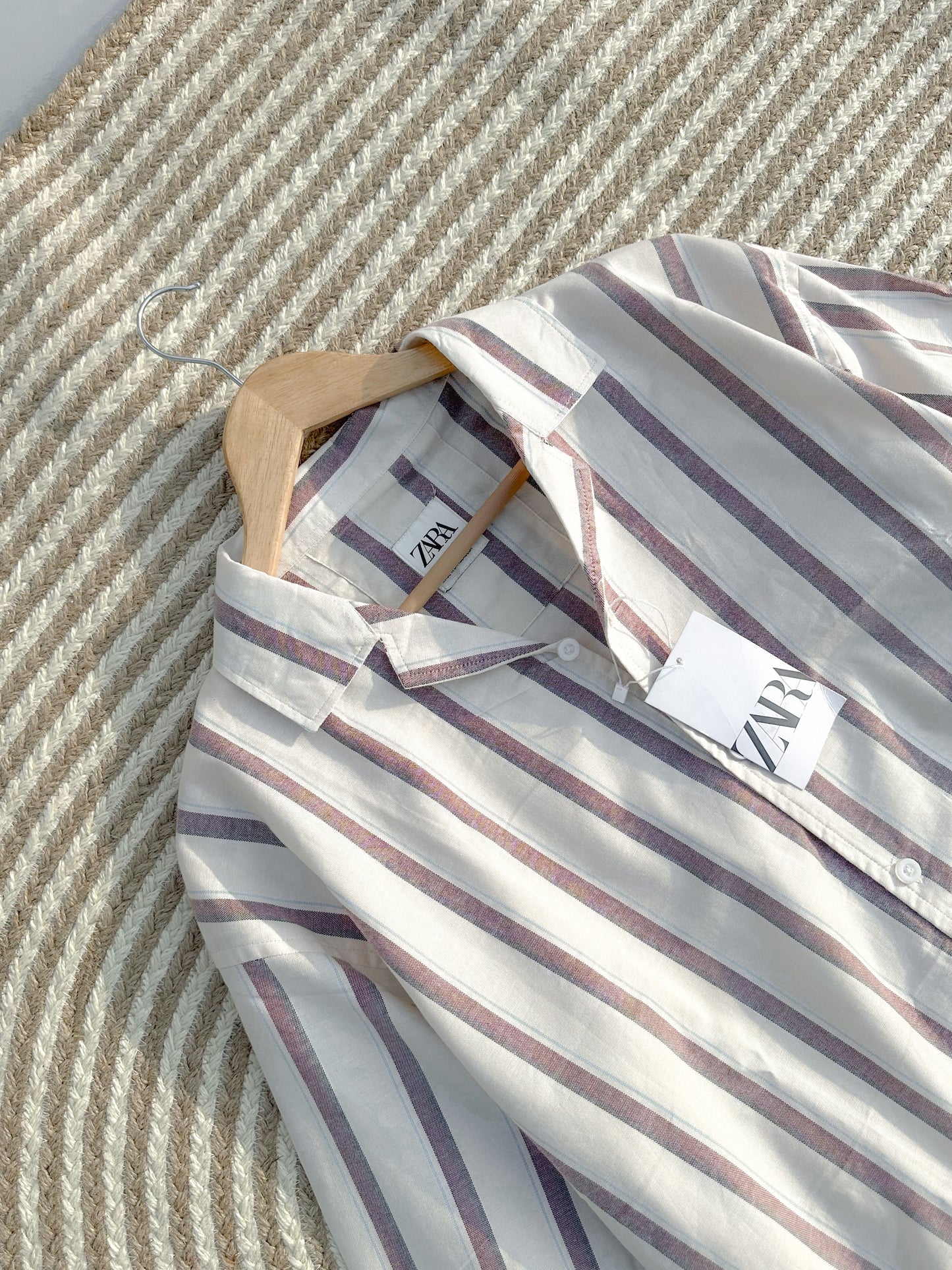 Off-white with chocolate Cuban full sleeve - Dropshoulder