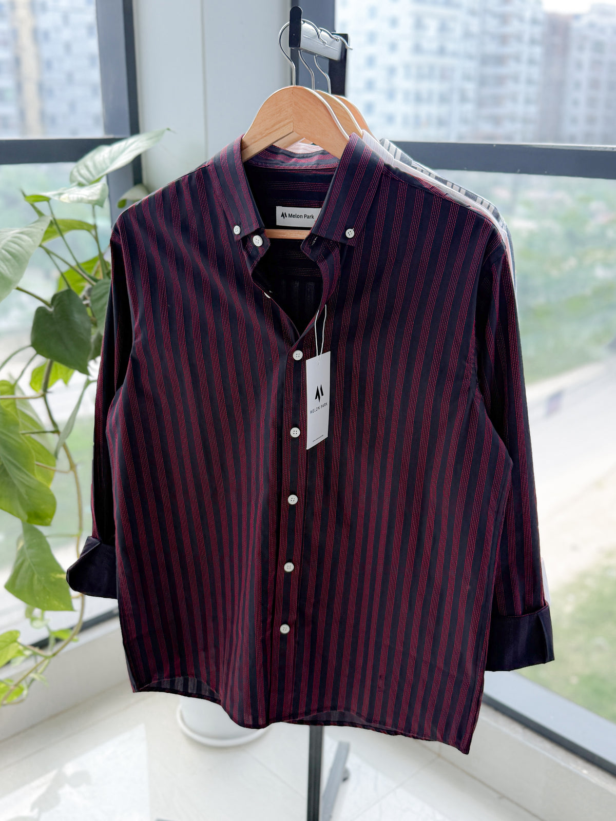 Cotton classic shirt - Obsidian Ruby