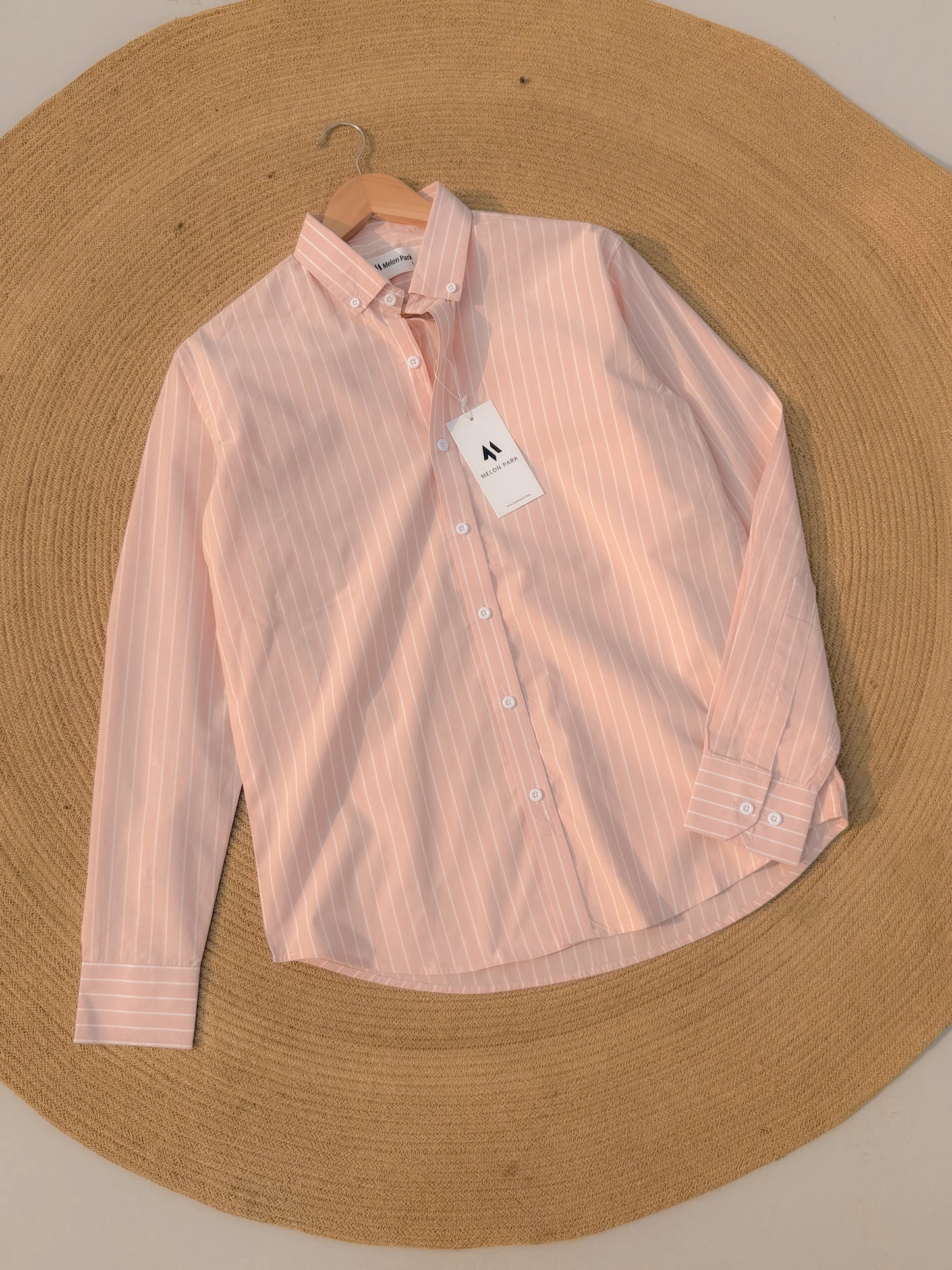 Old Money full sleeve shirt - Soft Pink