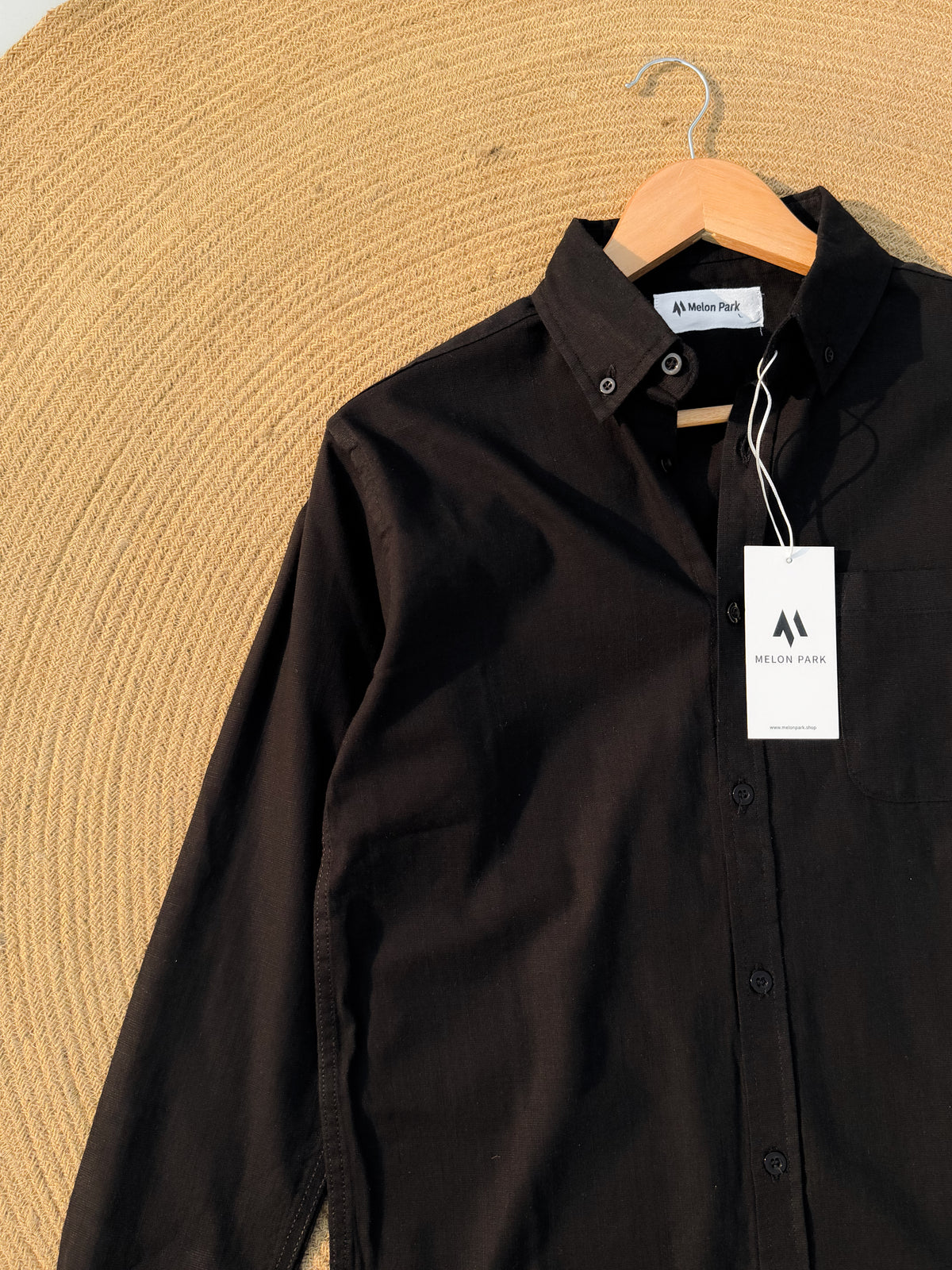 Signature Remi cotton shirt - Black