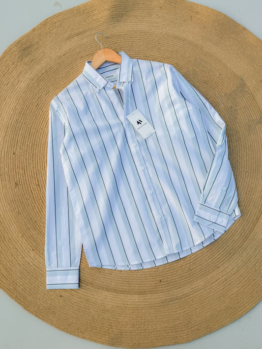 Old Money full sleeve shirt - Arctic Meridian
