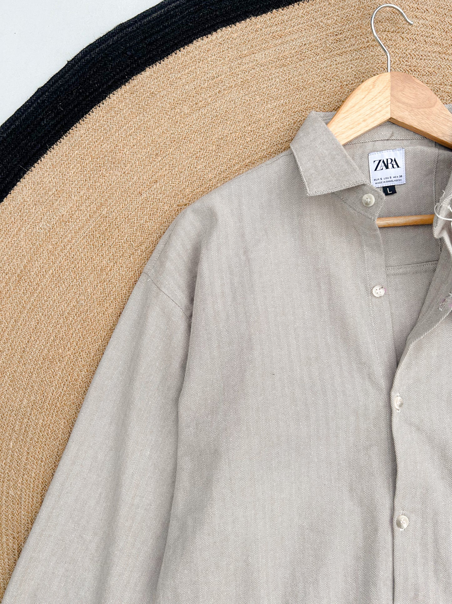 Casual Full sleeve shirt - Stone Beige
