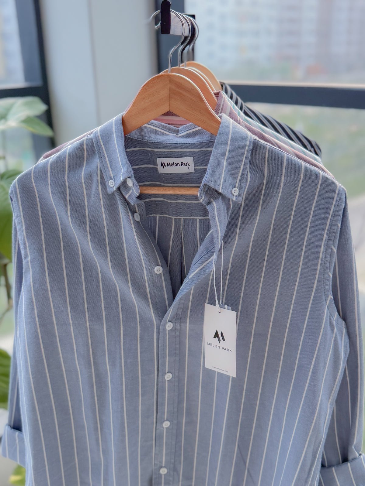 Gentle stripe shirt - Coastal Horizon