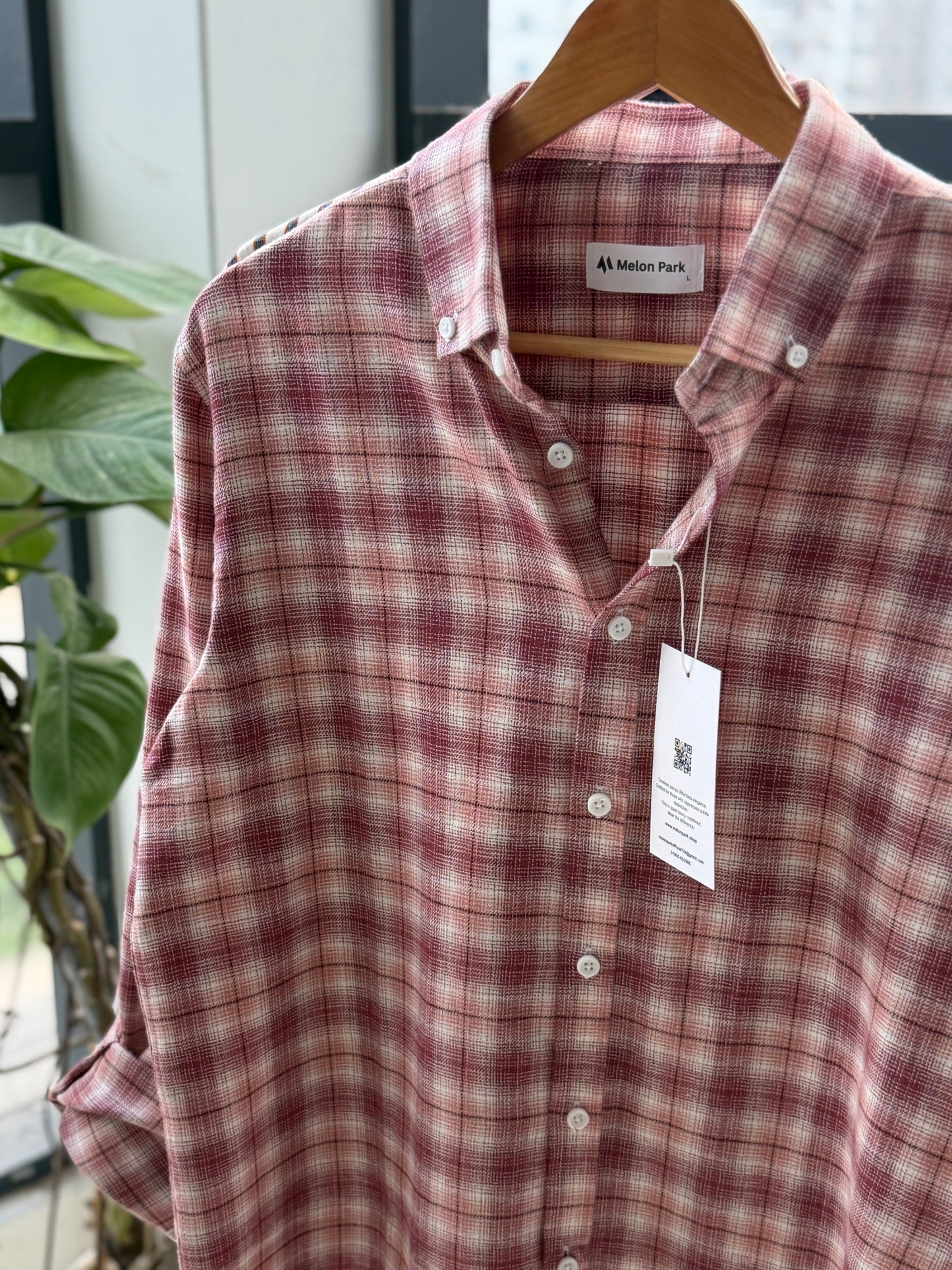 Gentle check shirt - The Rosewood Check
