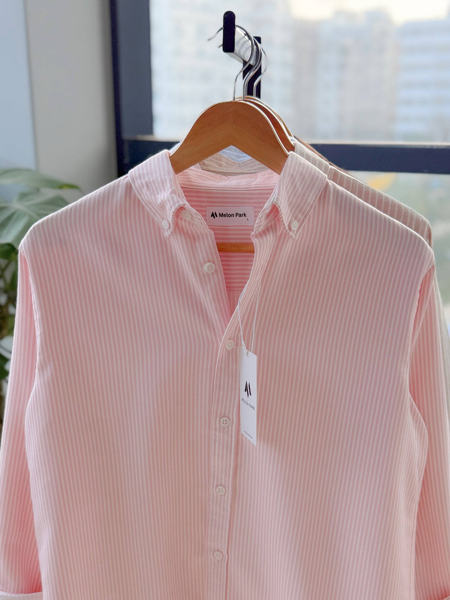 Gentle stripe shirt - Pink Fizz