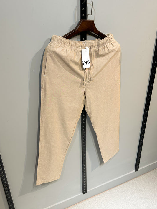 Remi Cotton Trouser - Beige